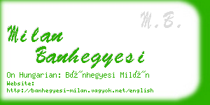 milan banhegyesi business card